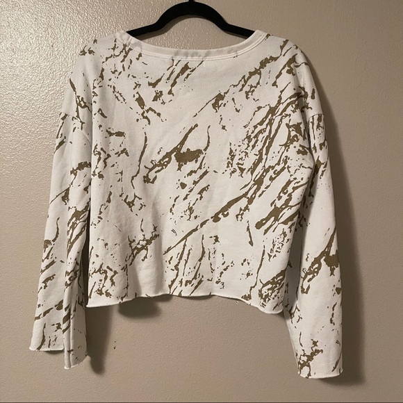 WILDFOX Gold Marble Flora Sweatshirt - Picture 4 of 6
